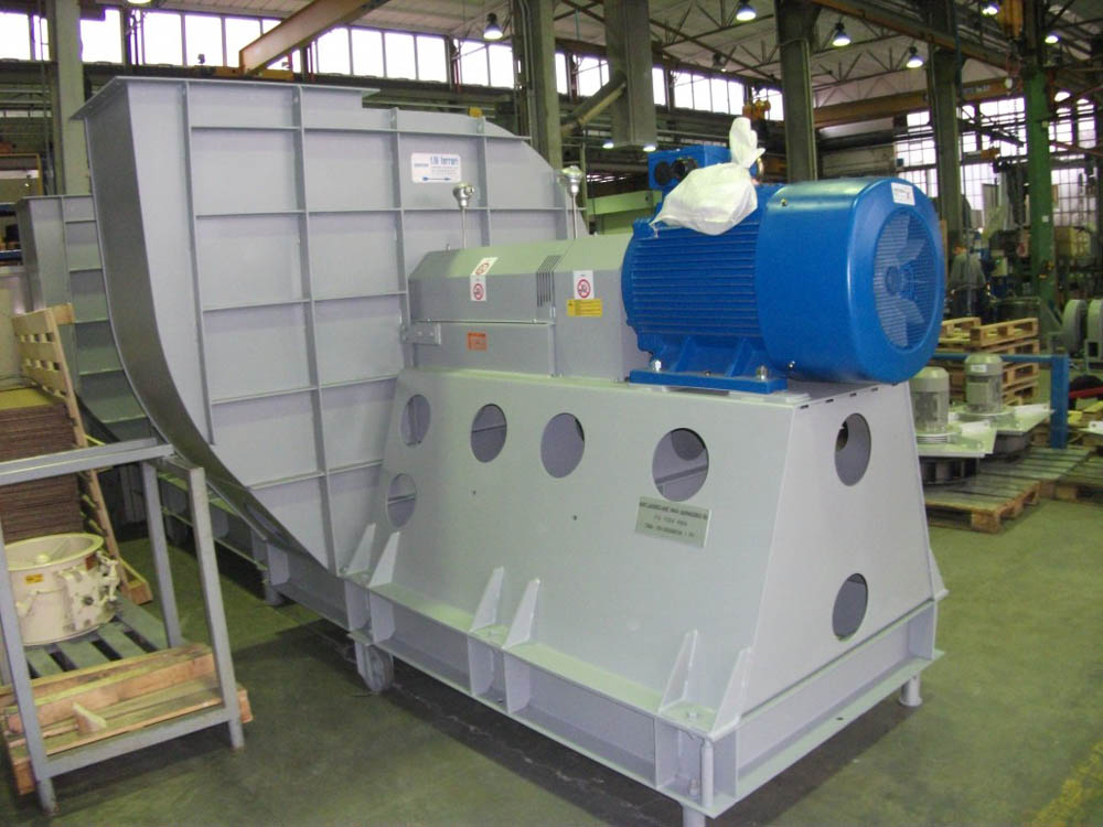 فن سانتریفیوژ رادیال - فشار بالا - تهویه صنعتی