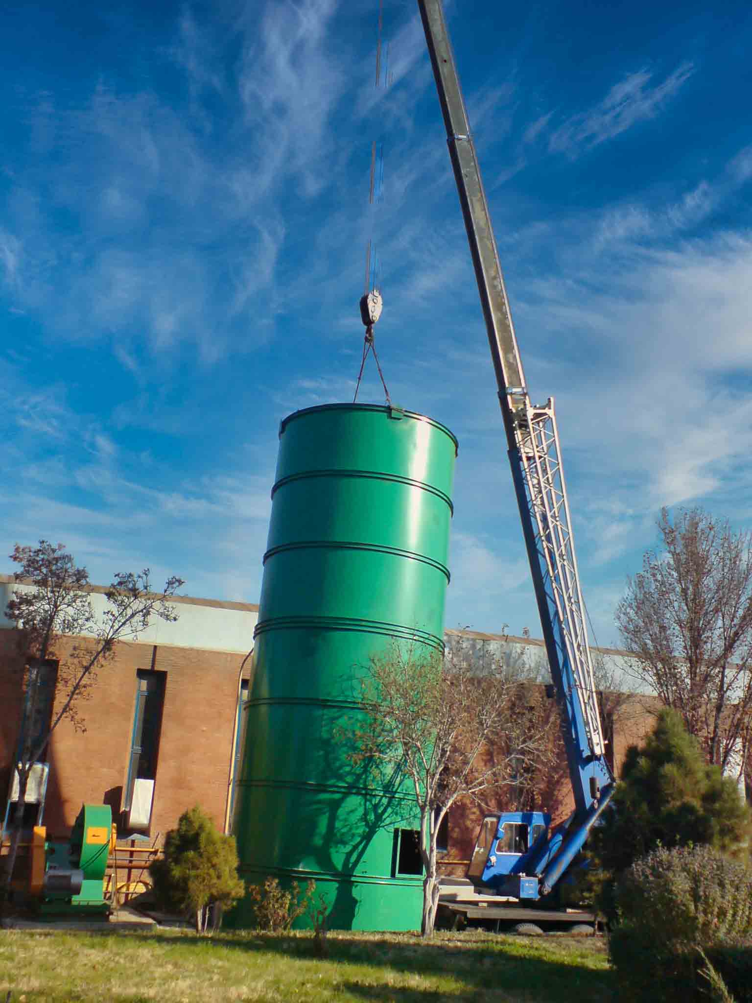 تصفیه کننده صنعتی آلاینده های هوابرد - وت اسکرابر - غبارگیر تر